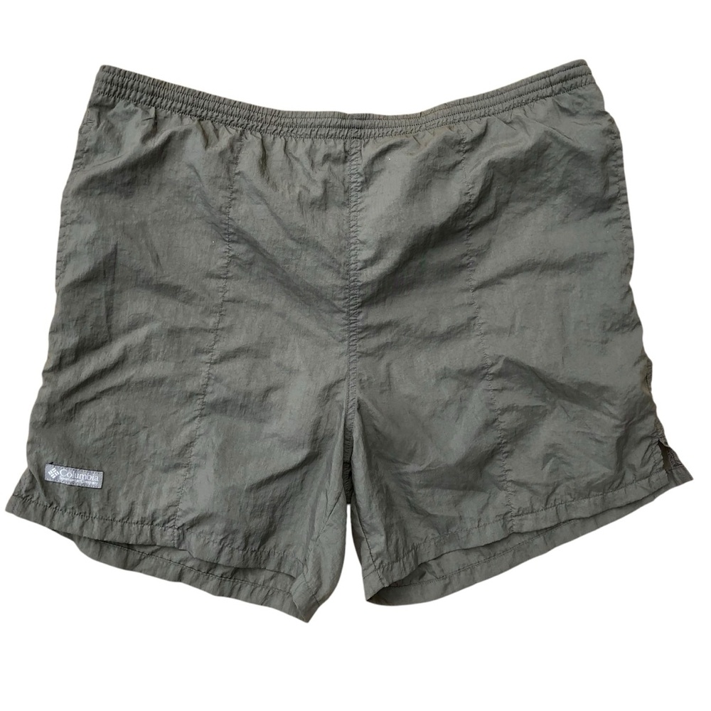 COLUMBIA Nylon Swim Trunks M Lined